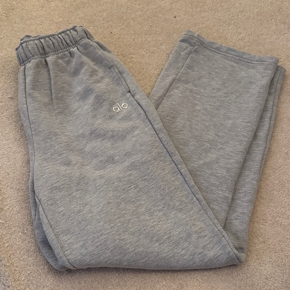 ALO Yoga Heather Gray Sweatpants